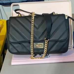 Vegan Black Shoulder Bag